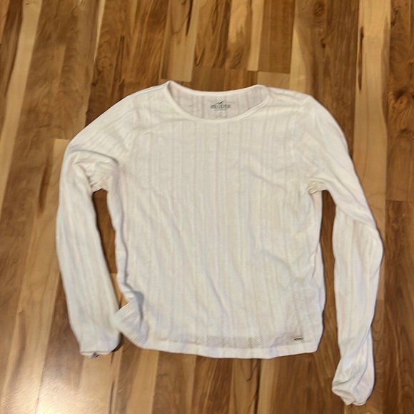 white long sleeve holister tee - Picture 1 of 1